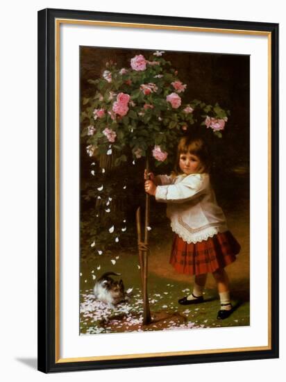 The Young Gardener-James Hayllar-Framed Art Print