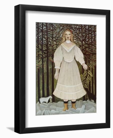 The Young Girl, 1893/95-Henri Rousseau-Framed Giclee Print