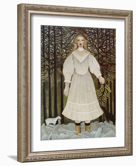 The Young Girl, 1893/95-Henri Rousseau-Framed Giclee Print