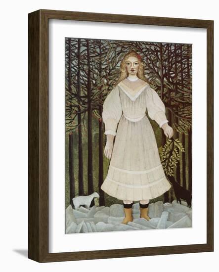 The Young Girl, 1893/95-Henri Rousseau-Framed Giclee Print