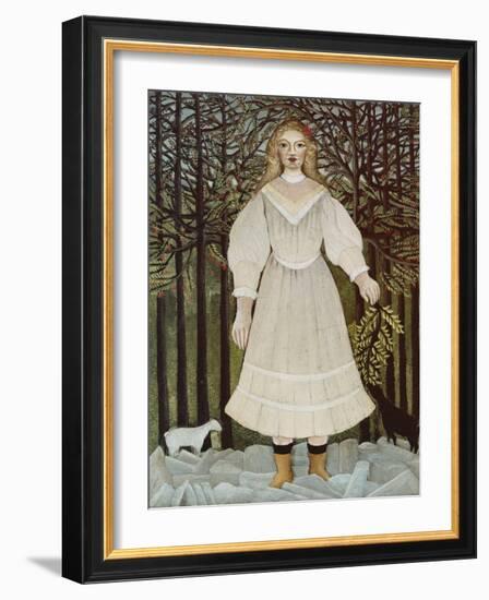 The Young Girl, 1893/95-Henri Rousseau-Framed Giclee Print