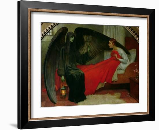 The Young Girl and Death, c.1900-Marianne Stokes-Framed Giclee Print