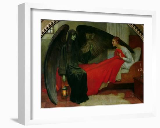 The Young Girl and Death, c.1900-Marianne Stokes-Framed Giclee Print