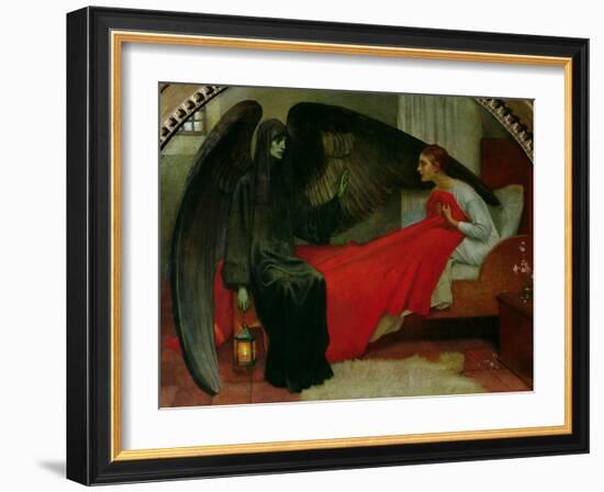 The Young Girl and Death, c.1900-Marianne Stokes-Framed Giclee Print