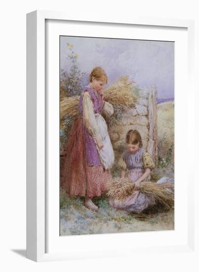 The Young Gleaners-Myles Birket Foster-Framed Giclee Print