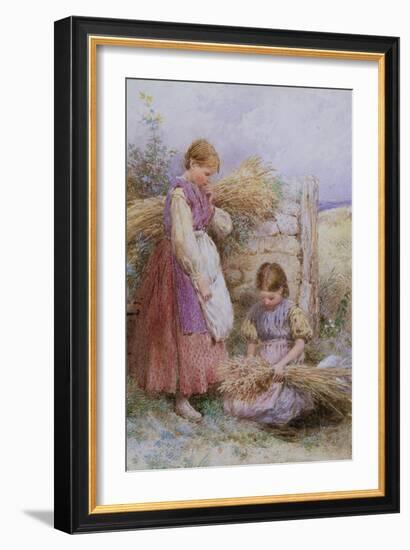 The Young Gleaners-Myles Birket Foster-Framed Giclee Print