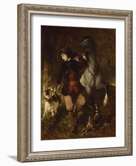 The Young Horseman-Alfred De Dreux-Framed Giclee Print