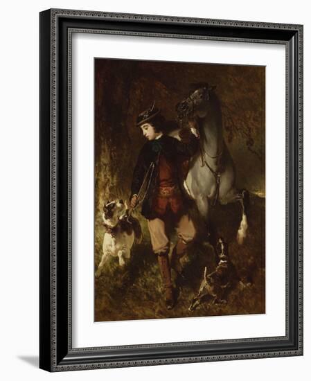 The Young Horseman-Alfred De Dreux-Framed Giclee Print