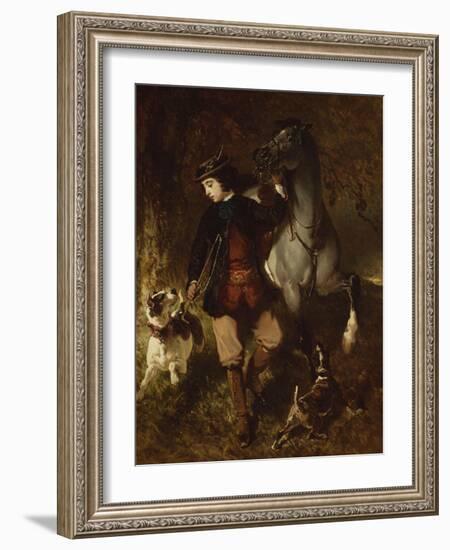 The Young Horseman-Alfred De Dreux-Framed Giclee Print