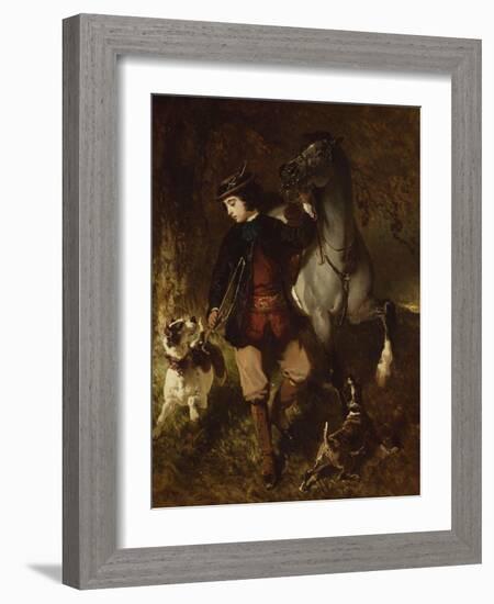 The Young Horseman-Alfred De Dreux-Framed Giclee Print