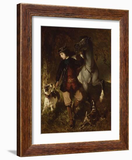 The Young Horseman-Alfred De Dreux-Framed Giclee Print