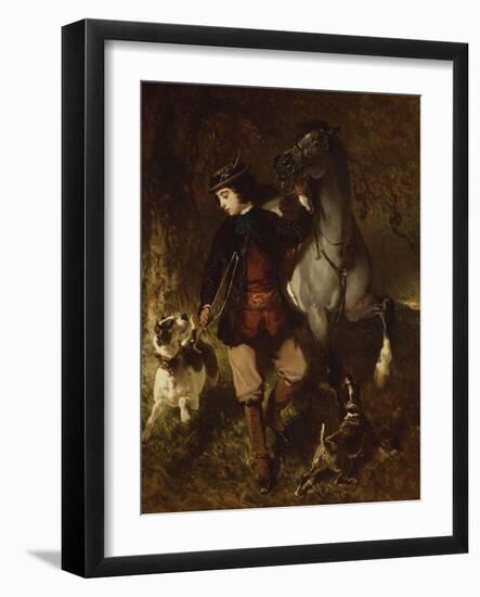 The Young Horseman-Alfred De Dreux-Framed Giclee Print