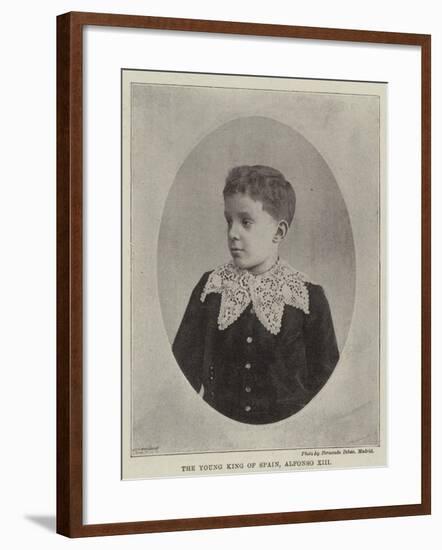 The Young King of Spain, Alfonso XIII-null-Framed Giclee Print