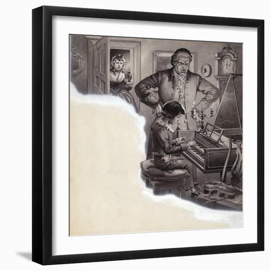 The Young Ludwig Van Beethoven-Pat Nicolle-Framed Giclee Print
