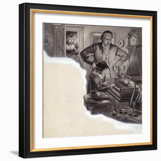 The Young Ludwig Van Beethoven-Pat Nicolle-Framed Giclee Print