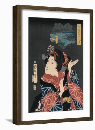 The Young Maiden Oshichi-null-Framed Giclee Print