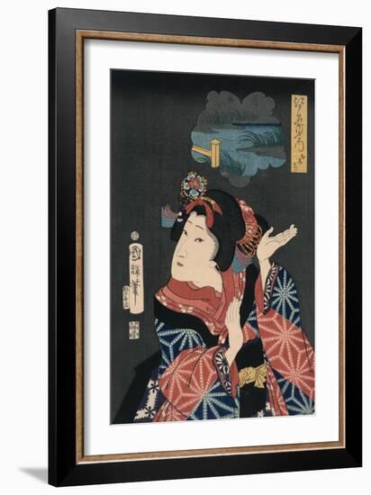 The Young Maiden Oshichi-null-Framed Giclee Print