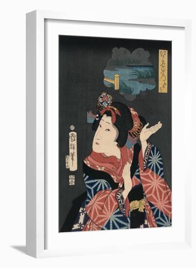 The Young Maiden Oshichi-null-Framed Giclee Print