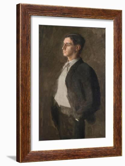 The Young Man (Portrait of Kern Dodge) C.1898-1902 (Oil on Canvas)-Thomas Cowperthwait Eakins-Framed Giclee Print