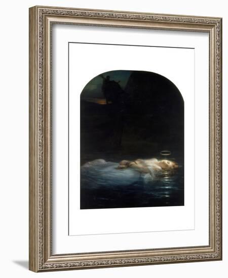 The Young Martyr, 1855-Paul Delaroche-Framed Giclee Print