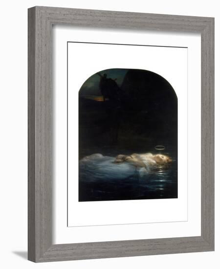 The Young Martyr, 1855-Paul Delaroche-Framed Giclee Print