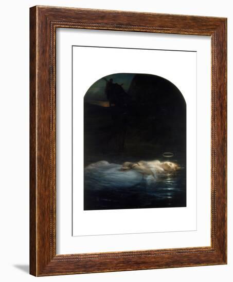 The Young Martyr, 1855-Paul Delaroche-Framed Giclee Print