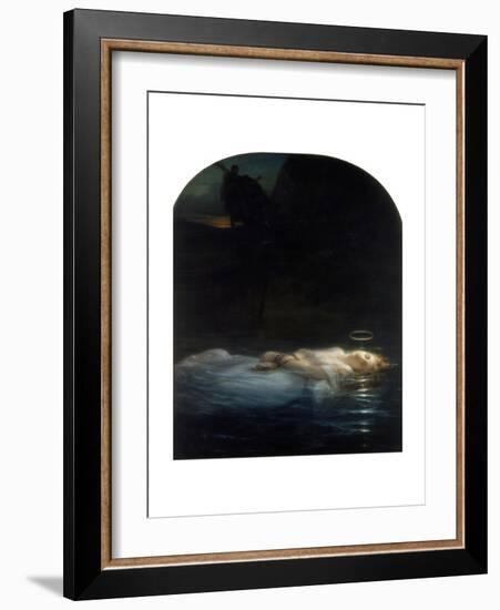 The Young Martyr, 1855-Paul Delaroche-Framed Giclee Print