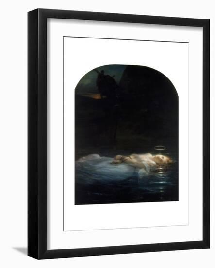 The Young Martyr, 1855-Paul Delaroche-Framed Giclee Print