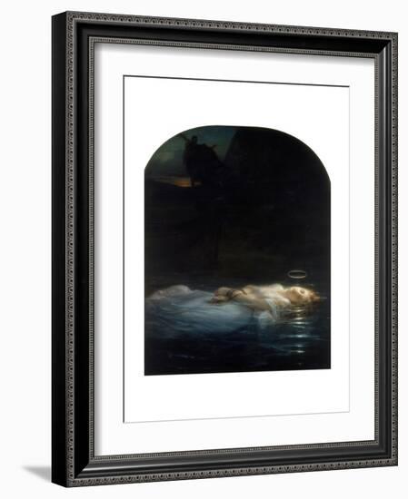 The Young Martyr, 1855-Paul Delaroche-Framed Giclee Print