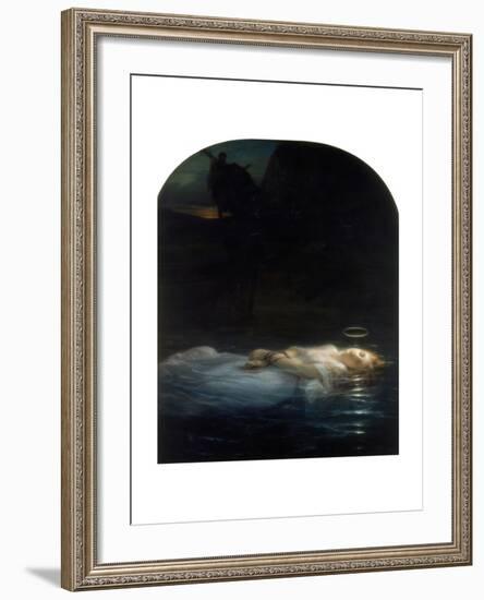 The Young Martyr, 1855-Paul Delaroche-Framed Giclee Print