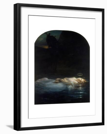 The Young Martyr, 1855-Paul Delaroche-Framed Giclee Print