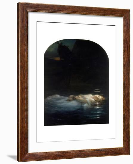 The Young Martyr, 1855-Paul Delaroche-Framed Giclee Print