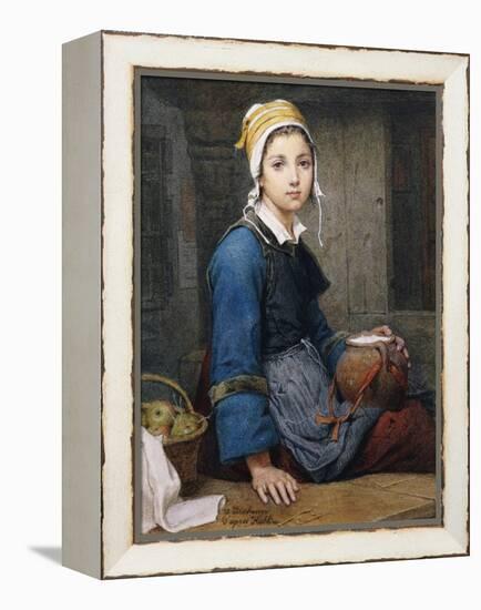 The Young Milk Maid-Deschanger, after Hublin O.-Framed Premier Image Canvas