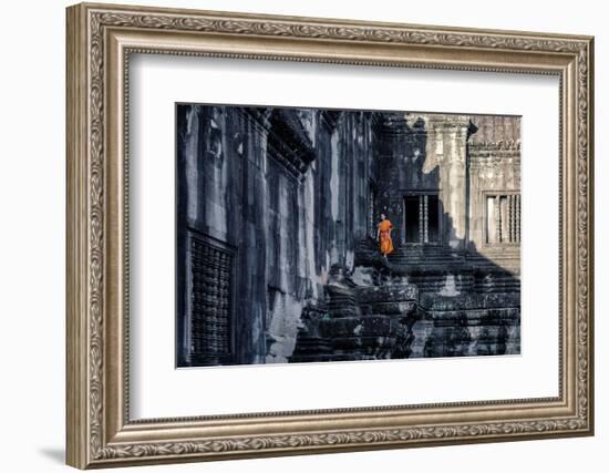 The Young Monk-Gloria Salgado Gispert-Framed Photographic Print