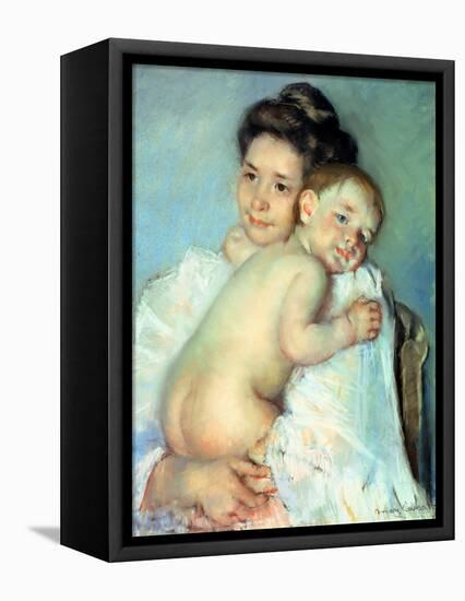 The Young Mother-Mary Cassatt-Framed Premier Image Canvas