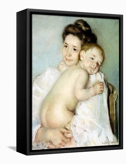 The Young Mother-Mary Cassatt-Framed Premier Image Canvas