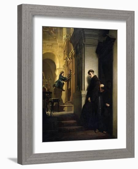 The Young Mozart-Heinrich Lossow-Framed Giclee Print