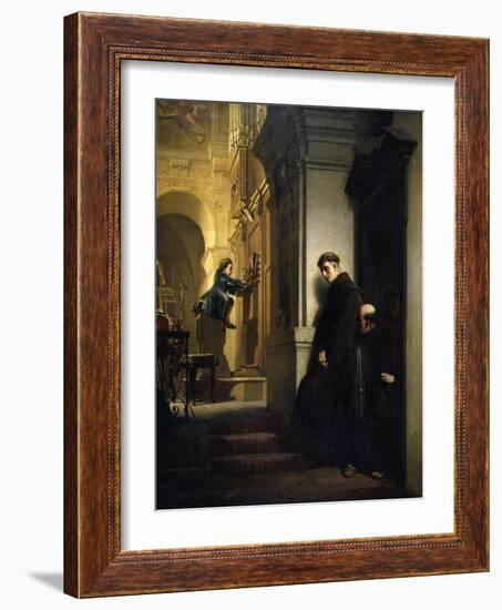 The Young Mozart-Heinrich Lossow-Framed Giclee Print