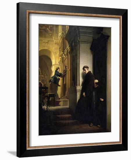 The Young Mozart-Heinrich Lossow-Framed Giclee Print