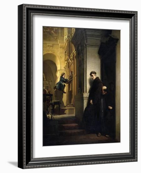 The Young Mozart-Heinrich Lossow-Framed Giclee Print