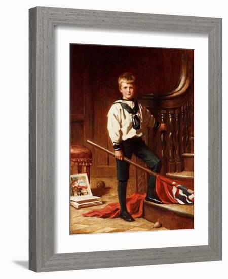 The Young Patriot, 1892-John Brett-Framed Giclee Print