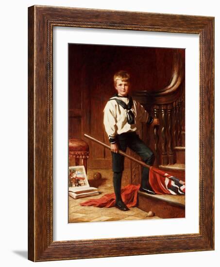 The Young Patriot, 1892-John Brett-Framed Giclee Print