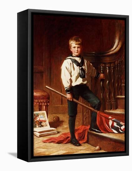 The Young Patriot, 1892-John Brett-Framed Premier Image Canvas