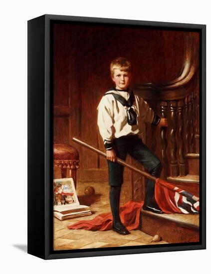 The Young Patriot, 1892-John Brett-Framed Premier Image Canvas