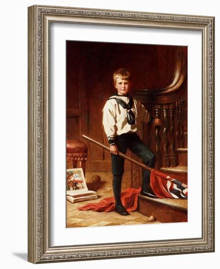 The Young Patriot, 1892-John Brett-Framed Giclee Print