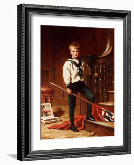 The Young Patriot, 1892-John Brett-Framed Giclee Print