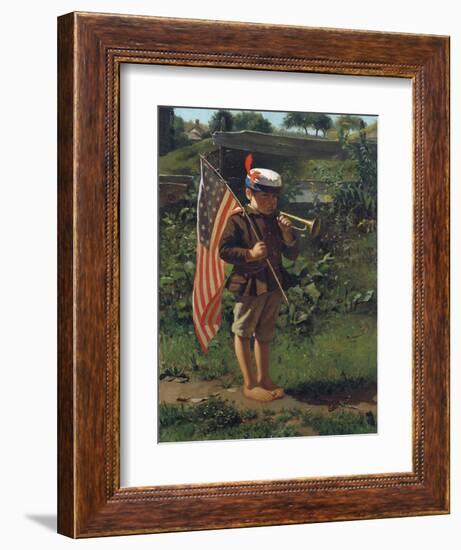 The Young Patriot-John George Brown-Framed Giclee Print