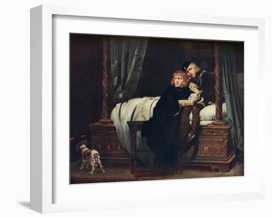 The Young Princes in the Tower, 1831-Paul de la Roche-Framed Giclee Print