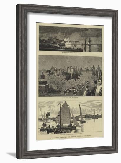 The Young Princes on their Cruise, Shanghai-William Lionel Wyllie-Framed Giclee Print