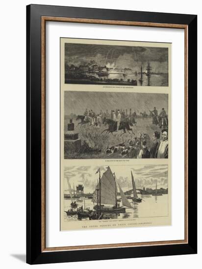 The Young Princes on their Cruise, Shanghai-William Lionel Wyllie-Framed Giclee Print